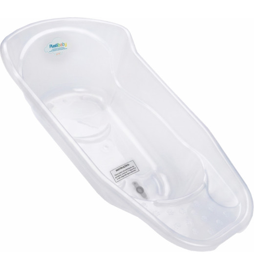 BANHEIRA PLAST.C/DRENO 20LTS TRANSPARENTE